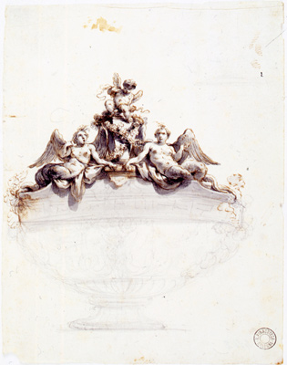 Zampa Giacomo-Studio per una coppa con coperchio(?)